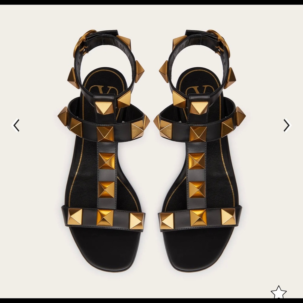 Roman Stud sandal in calfskin